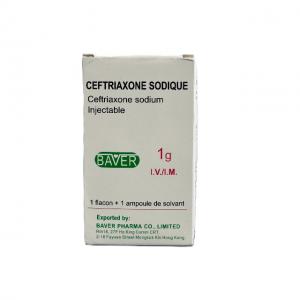 CEFTRIAXONE SODIUM FOR INJECTION 1g 10ml