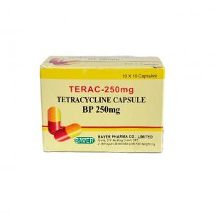 TETRACYCLINE HCL CAPSULE 250mg