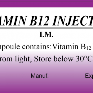 VITAMIN B12 INJECTION 1mg 2ml